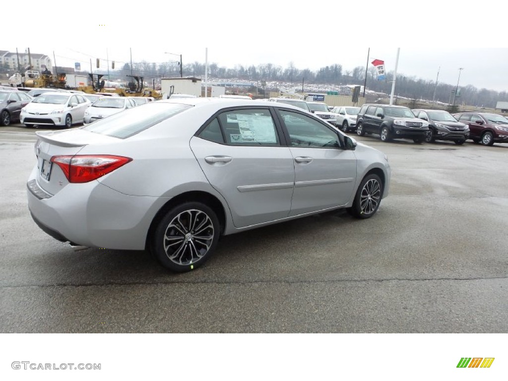 2015 Corolla S Plus - Classic Silver Metallic / S Steel Blue photo #7