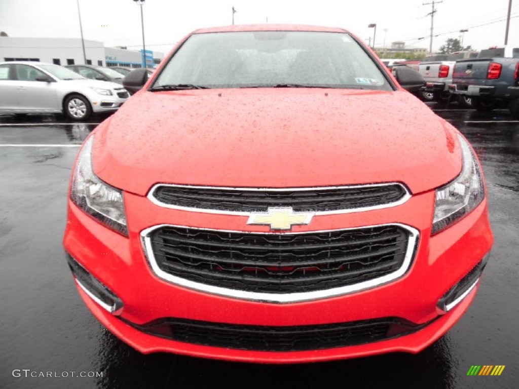 2016 Cruze Limited LS - Red Hot / Jet Black/Medium Titanium photo #2