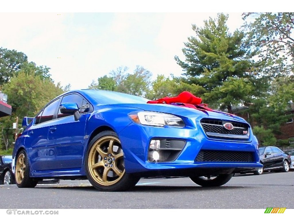 WR Blue Pearl 2015 Subaru WRX STI Launch Edition Exterior Photo #107530813
