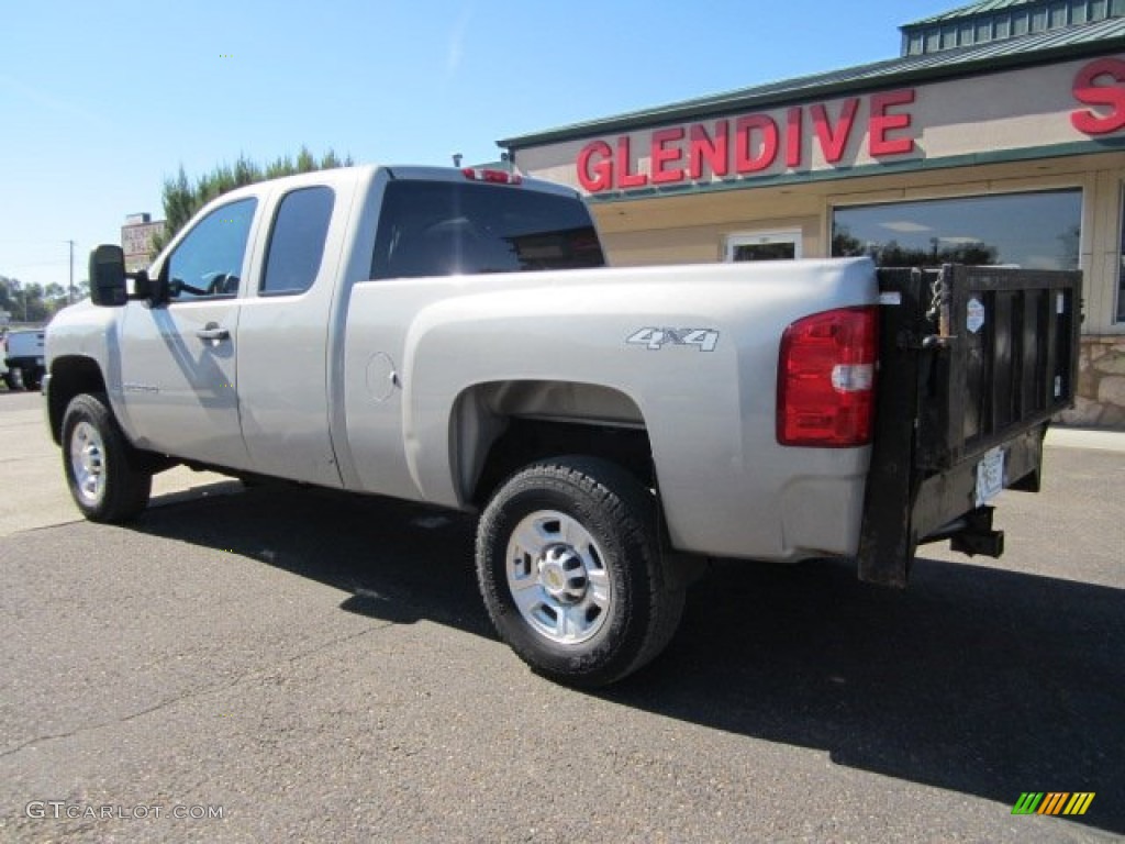 2009 Silverado 2500HD LT Extended Cab 4x4 - Silver Birch Metallic / Light Titanium/Ebony photo #4