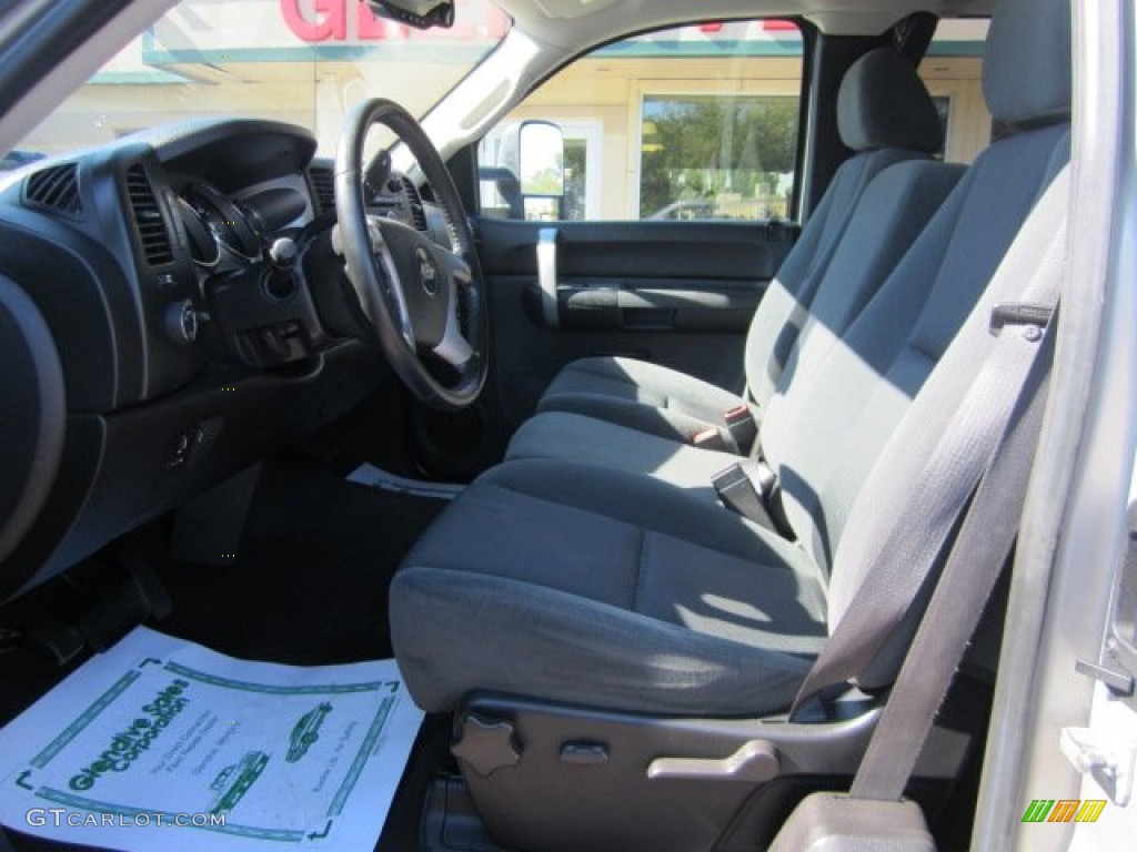 2009 Silverado 2500HD LT Extended Cab 4x4 - Silver Birch Metallic / Light Titanium/Ebony photo #13