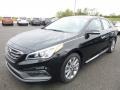 2016 Phantom Black Hyundai Sonata Limited  photo #11