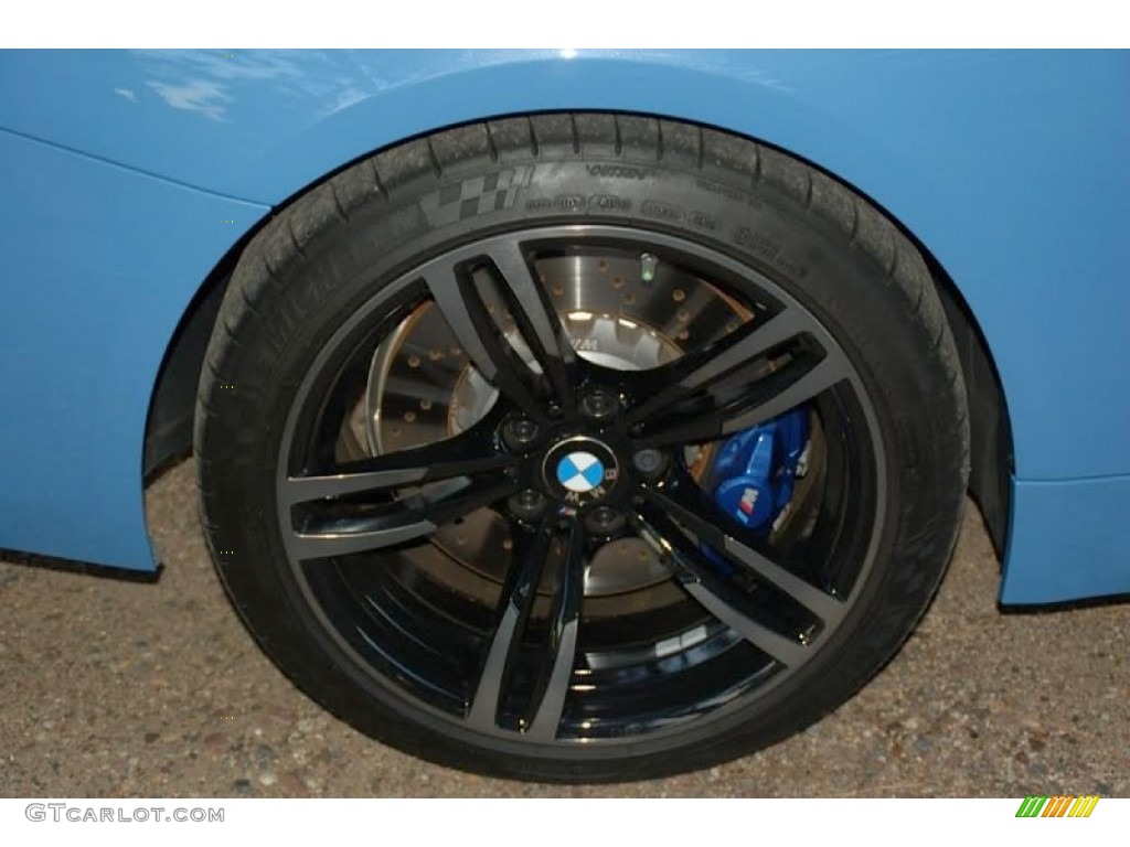2015 M4 Convertible - Yas Marina Blue Metallic / Silverstone photo #10