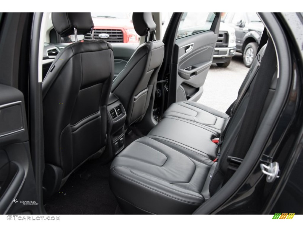 2015 Ford Edge Titanium AWD Rear Seat Photo #107535605
