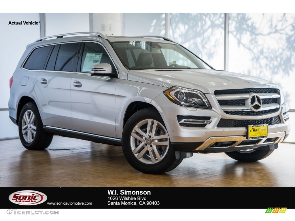 2016 GL 350 BlueTEC 4Matic - Iridium Silver Metallic / Black photo #1