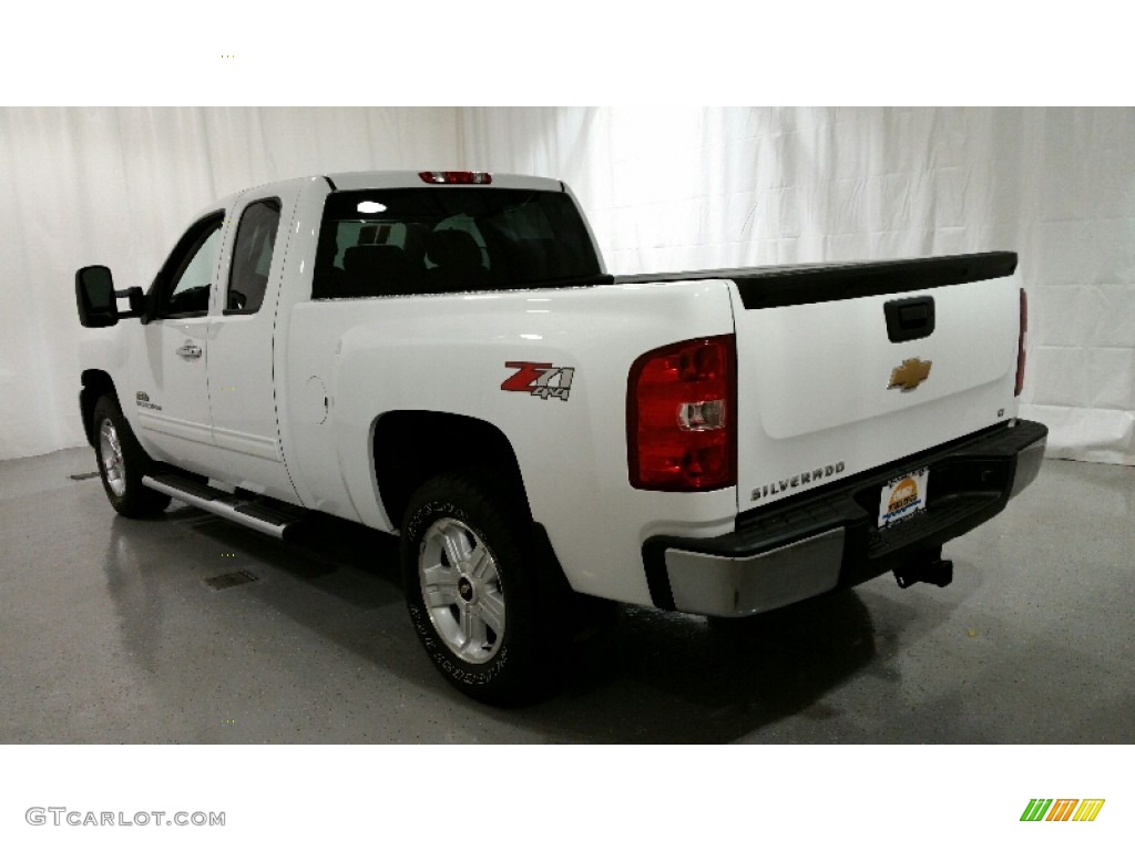 2013 Silverado 1500 LT Extended Cab 4x4 - Summit White / Ebony photo #17