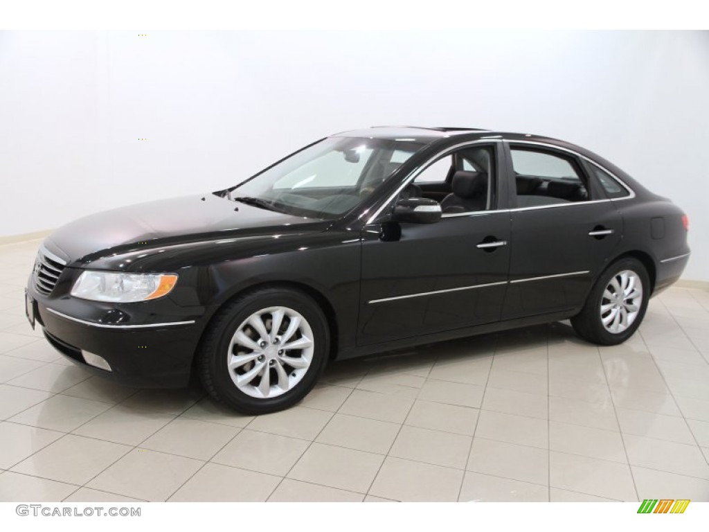 Ebony Black 2007 Hyundai Azera SE Exterior Photo #107537687