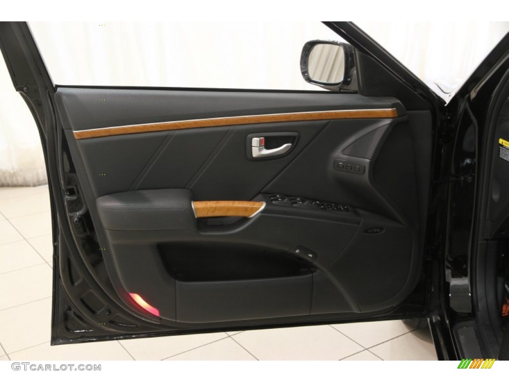 2007 Hyundai Azera SE Black Door Panel Photo #107537717