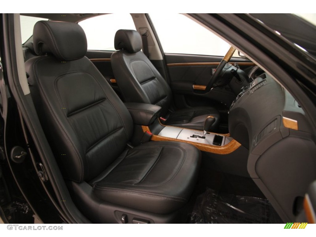 2007 Azera SE - Ebony Black / Black photo #12