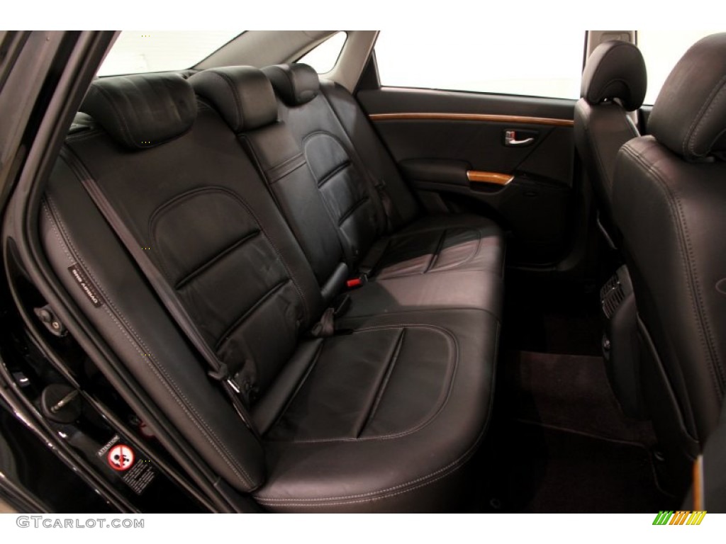 2007 Azera SE - Ebony Black / Black photo #13