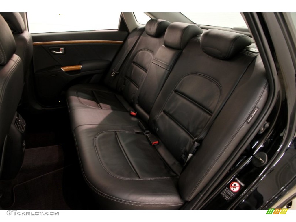 2007 Azera SE - Ebony Black / Black photo #14