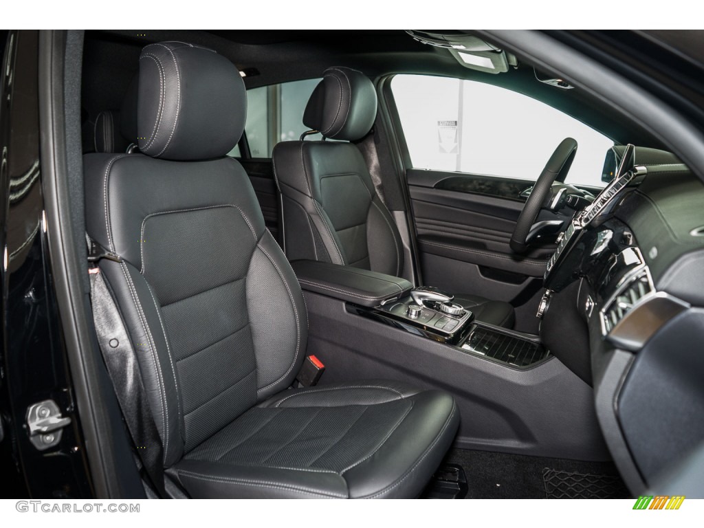 Black Interior 2016 Mercedes-Benz GLE 450 AMG 4Matic Coupe Photo #107538189