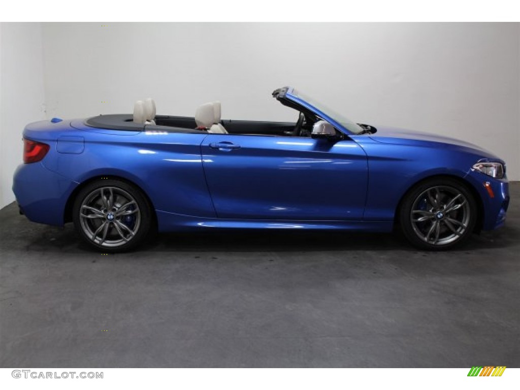 Estoril Blue Metallic 2015 BMW 2 Series M235i Convertible Exterior Photo #107538747