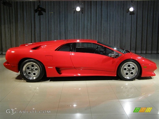 1991 Lamborghini Diablo Standard Diablo Model 1991 Lamborghini Diablo, Red / Black, Profile Photo #107540