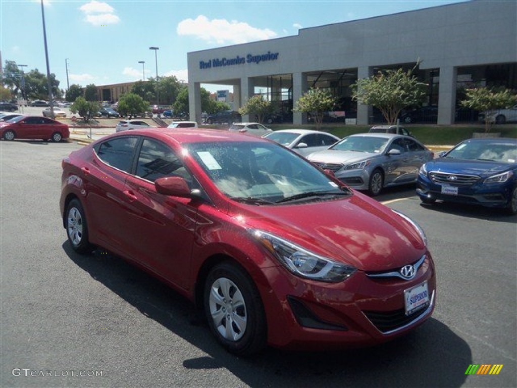 2016 Elantra SE - Red / Gray photo #1