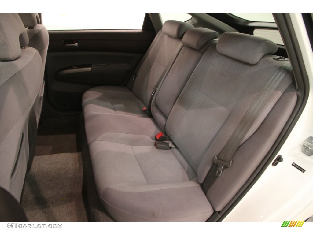 2005 Prius Hybrid - Super White / Gray/Burgundy photo #19