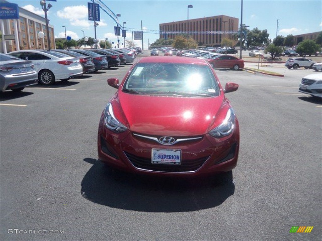 2016 Elantra SE - Red / Gray photo #4