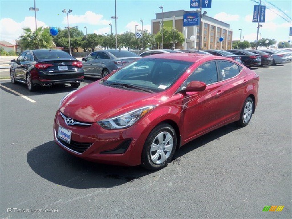 2016 Elantra SE - Red / Gray photo #5
