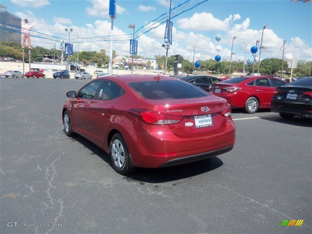 2016 Elantra SE - Red / Gray photo #8