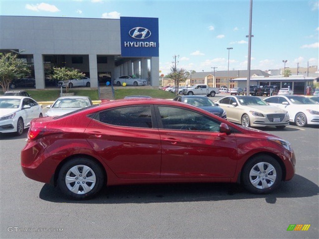 2016 Elantra SE - Red / Gray photo #11