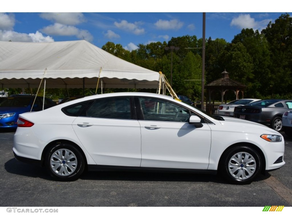 2013 Oxford White Ford Fusion S 107533604 Photo 2 Car Color Galleries