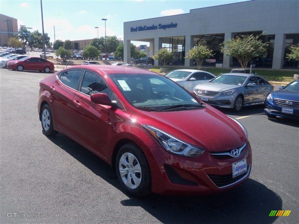 2016 Elantra SE - Red / Gray photo #1