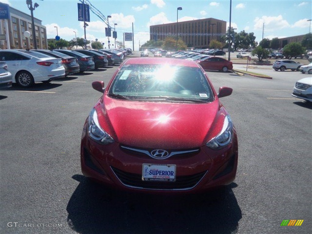 2016 Elantra SE - Red / Gray photo #4