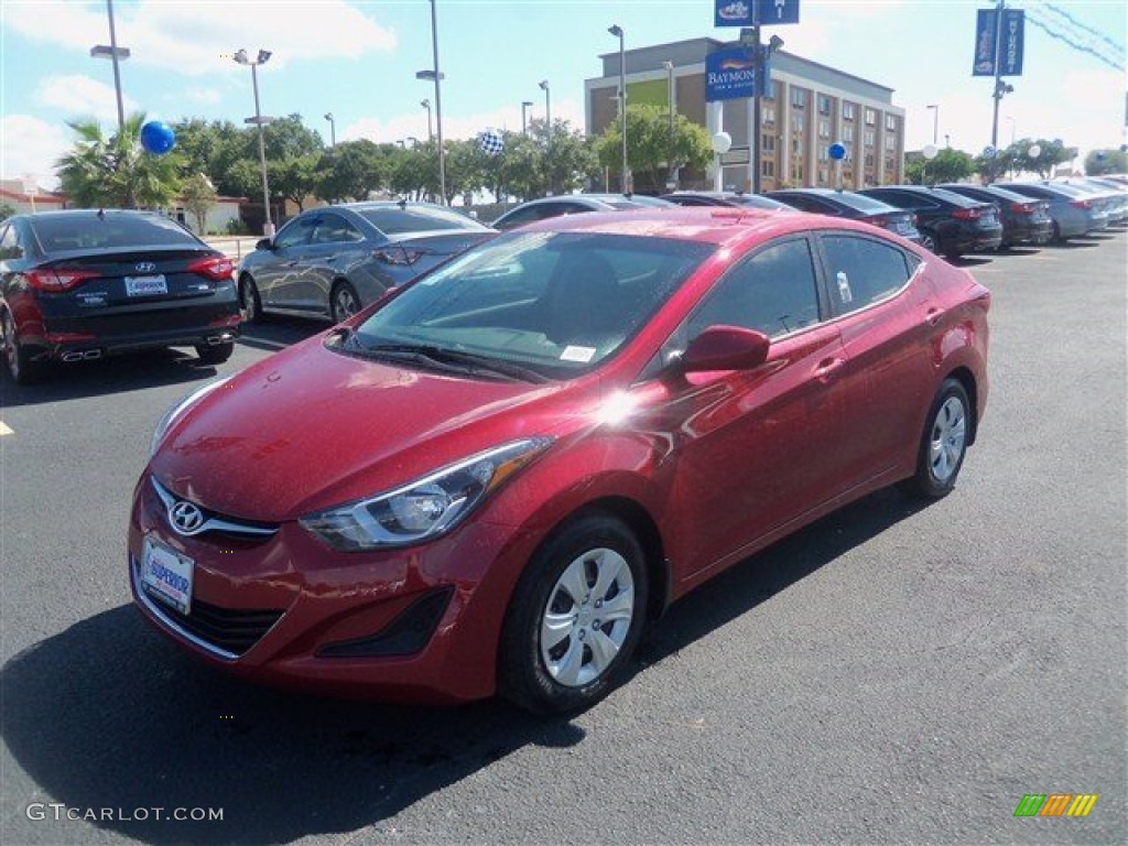 2016 Elantra SE - Red / Gray photo #5