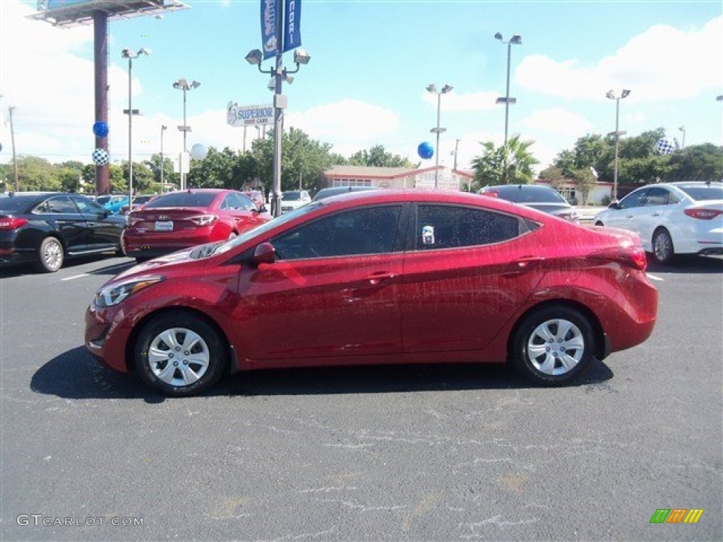 2016 Elantra SE - Red / Gray photo #7
