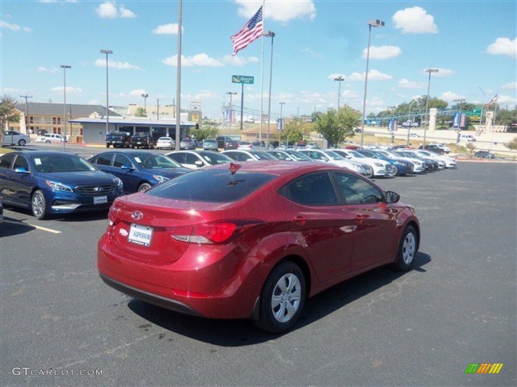 2016 Elantra SE - Red / Gray photo #10