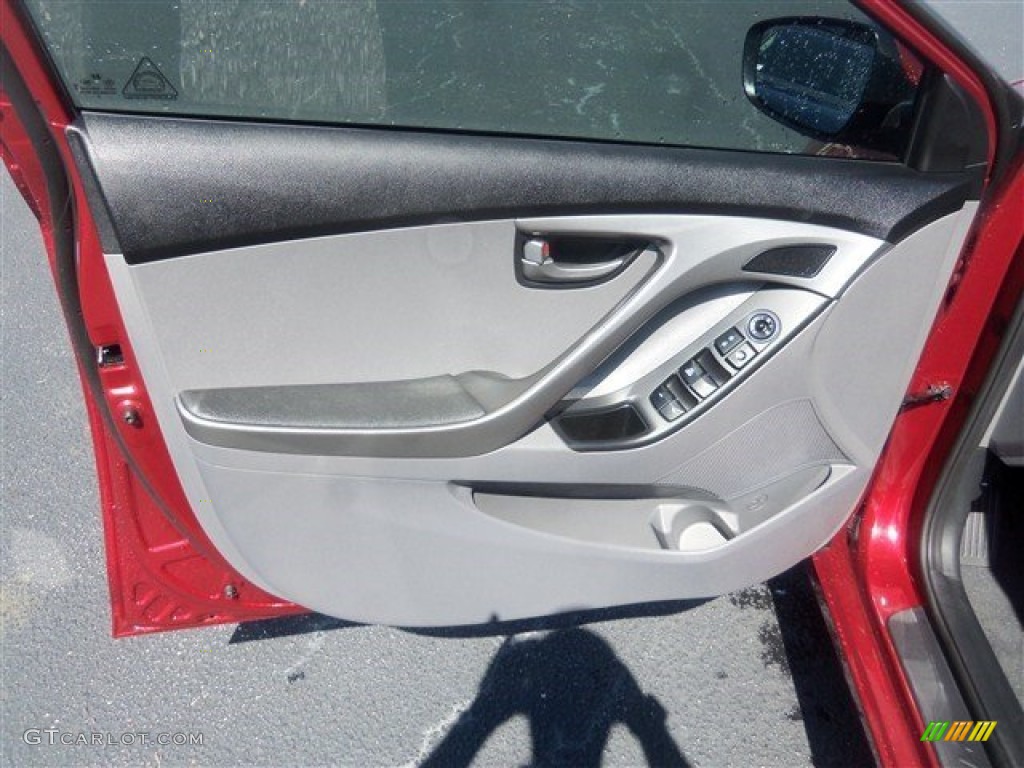 2016 Elantra SE - Red / Gray photo #21