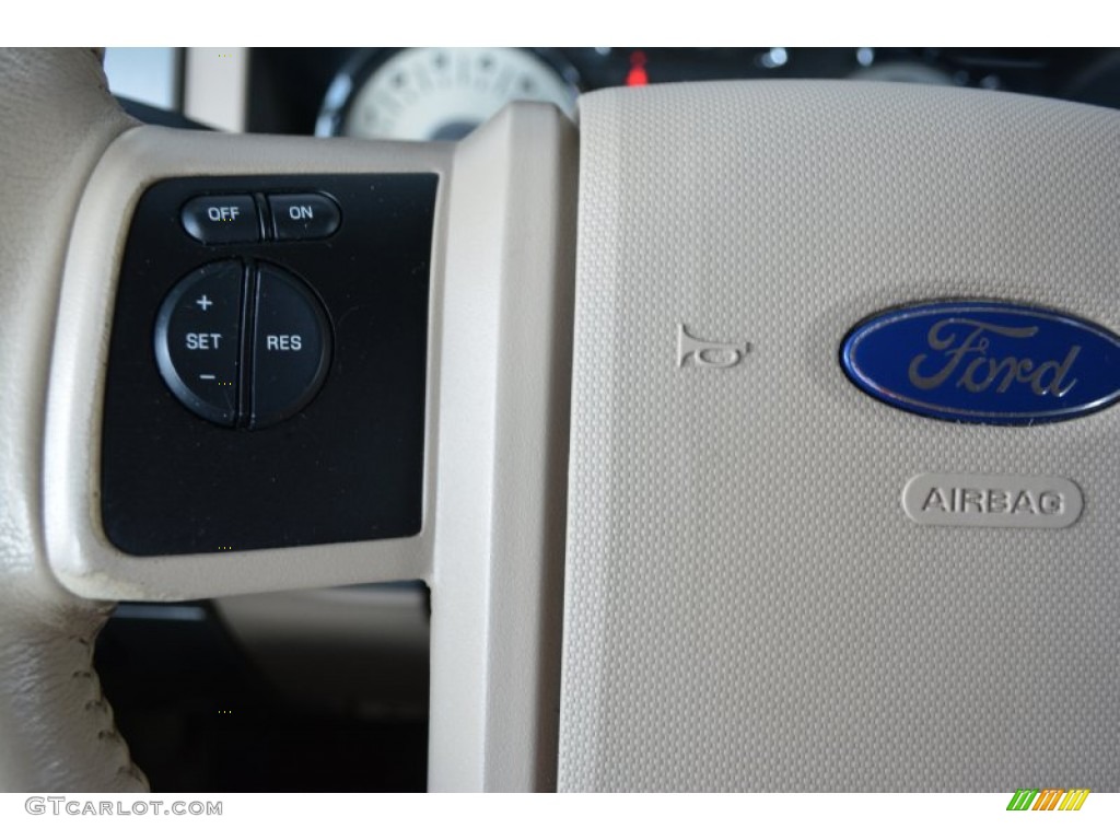 2011 Expedition XLT 4x4 - Dark Blue Pearl Metallic / Camel photo #27