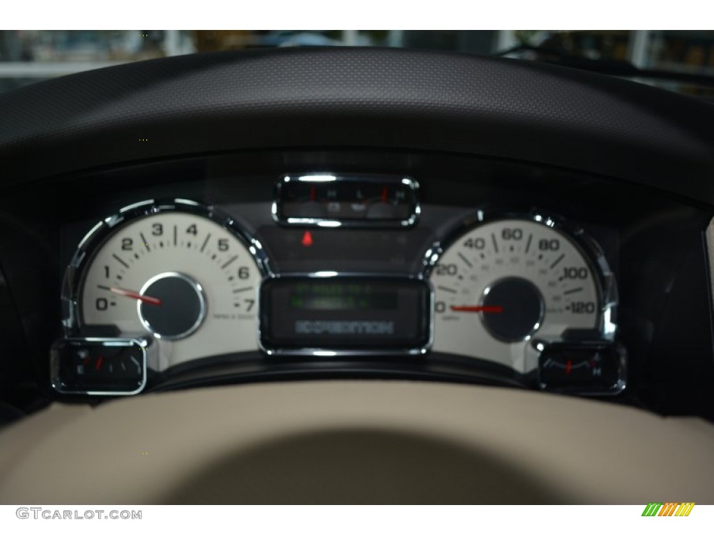 2011 Expedition XLT 4x4 - Dark Blue Pearl Metallic / Camel photo #29