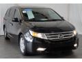 2013 Crystal Black Pearl Honda Odyssey Touring  photo #2