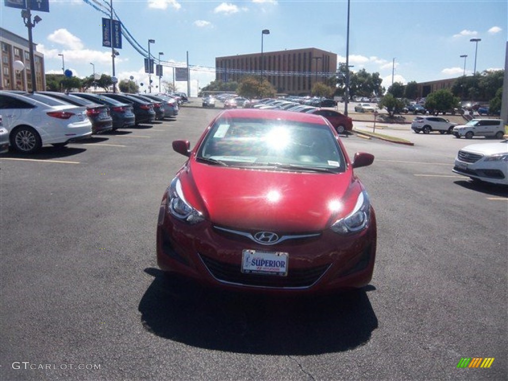 2016 Elantra SE - Red / Gray photo #5