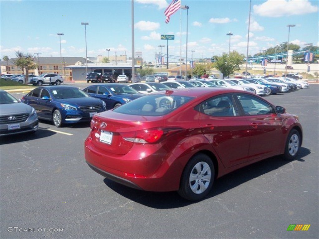 2016 Elantra SE - Red / Gray photo #11