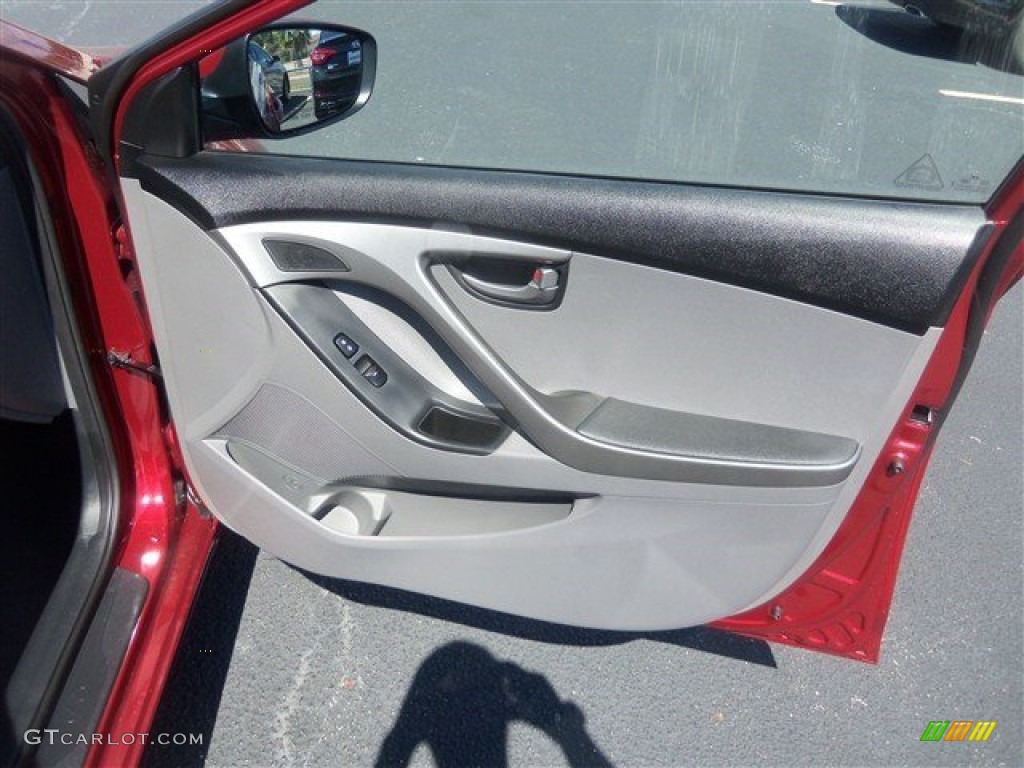 2016 Elantra SE - Red / Gray photo #13