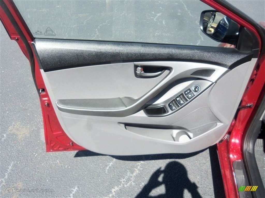 2016 Elantra SE - Red / Gray photo #22