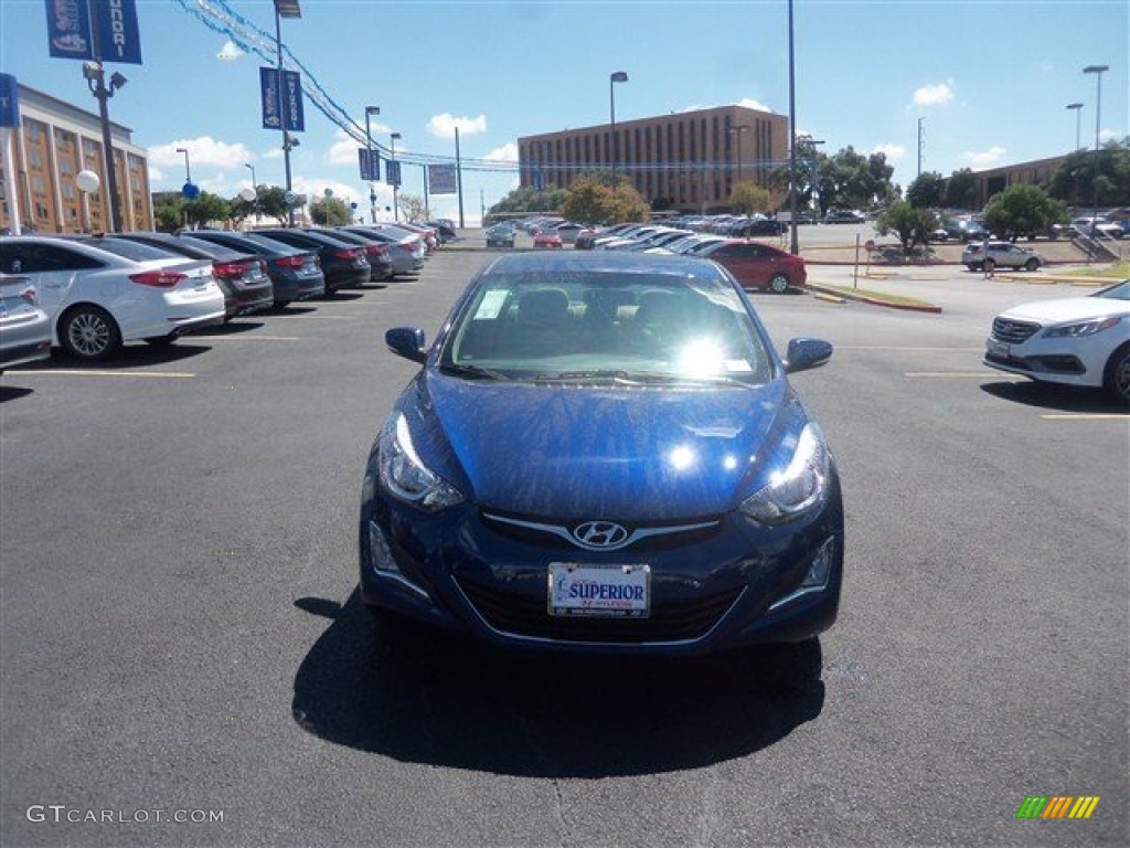 2016 Elantra Value Edition - Blue / Beige photo #4