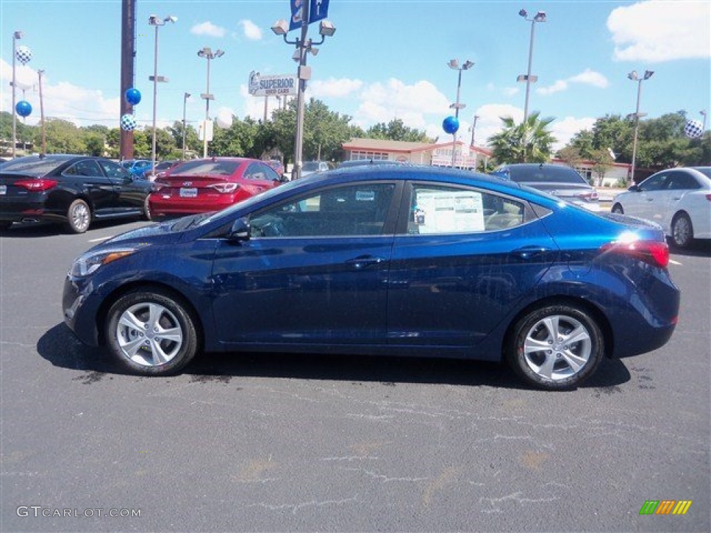 2016 Elantra Value Edition - Blue / Beige photo #7