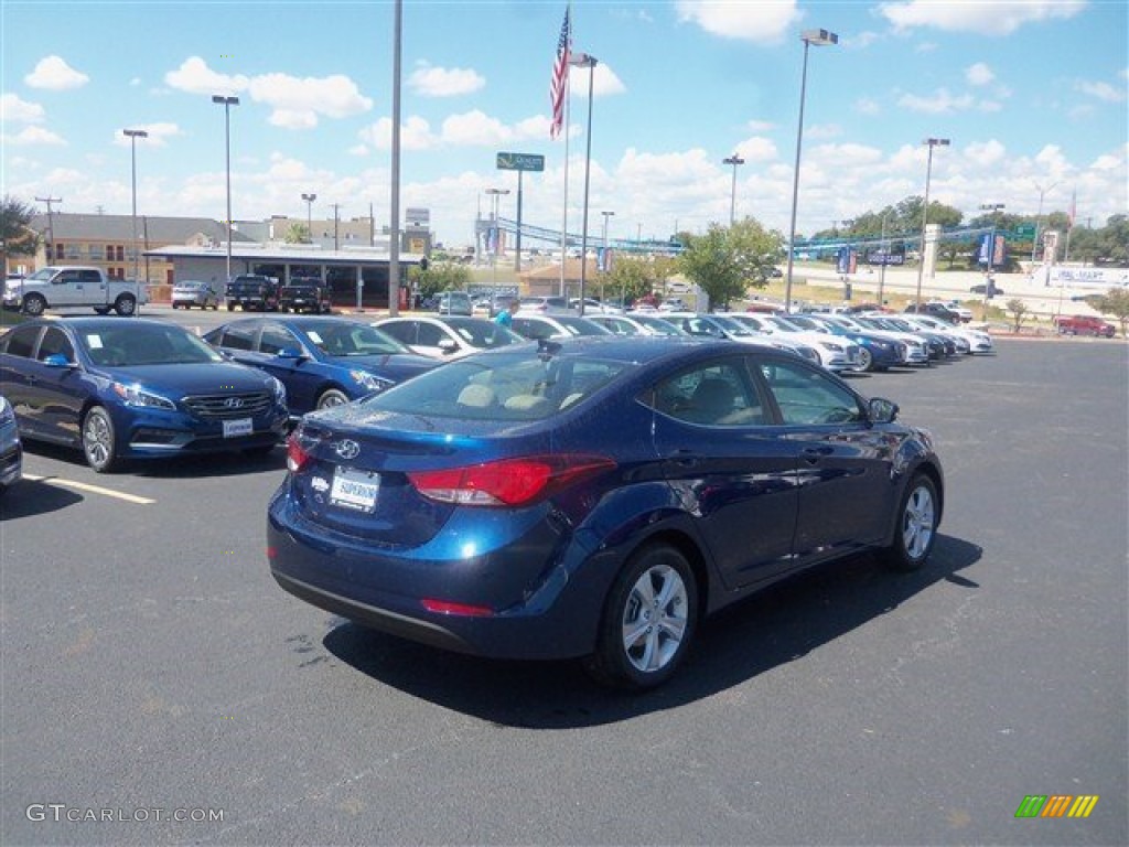 2016 Elantra Value Edition - Blue / Beige photo #10