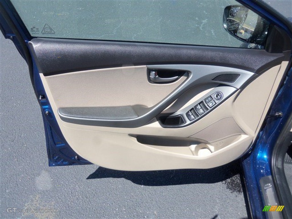 2016 Elantra Value Edition - Blue / Beige photo #22