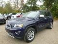 True Blue Pearl 2015 Jeep Grand Cherokee Limited 4x4 Exterior