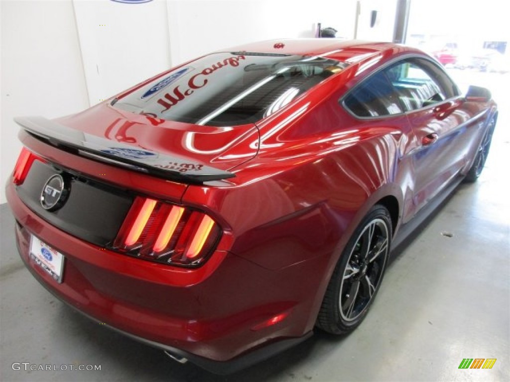 2016 Mustang GT/CS California Special Coupe - Ruby Red Metallic / California Special Ebony Black/Miko Suede photo #8