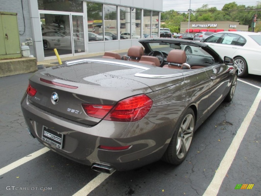 2013 6 Series 650i xDrive Convertible - Mojave Metallic / Cinnamon Brown photo #6