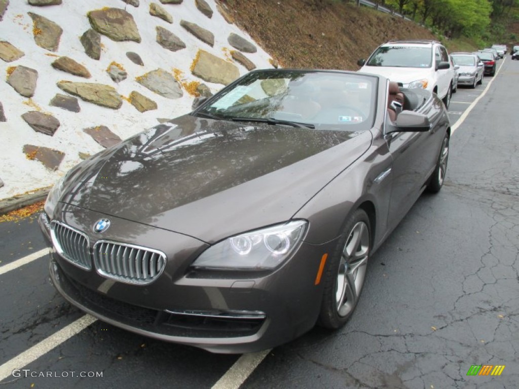 2013 6 Series 650i xDrive Convertible - Mojave Metallic / Cinnamon Brown photo #9