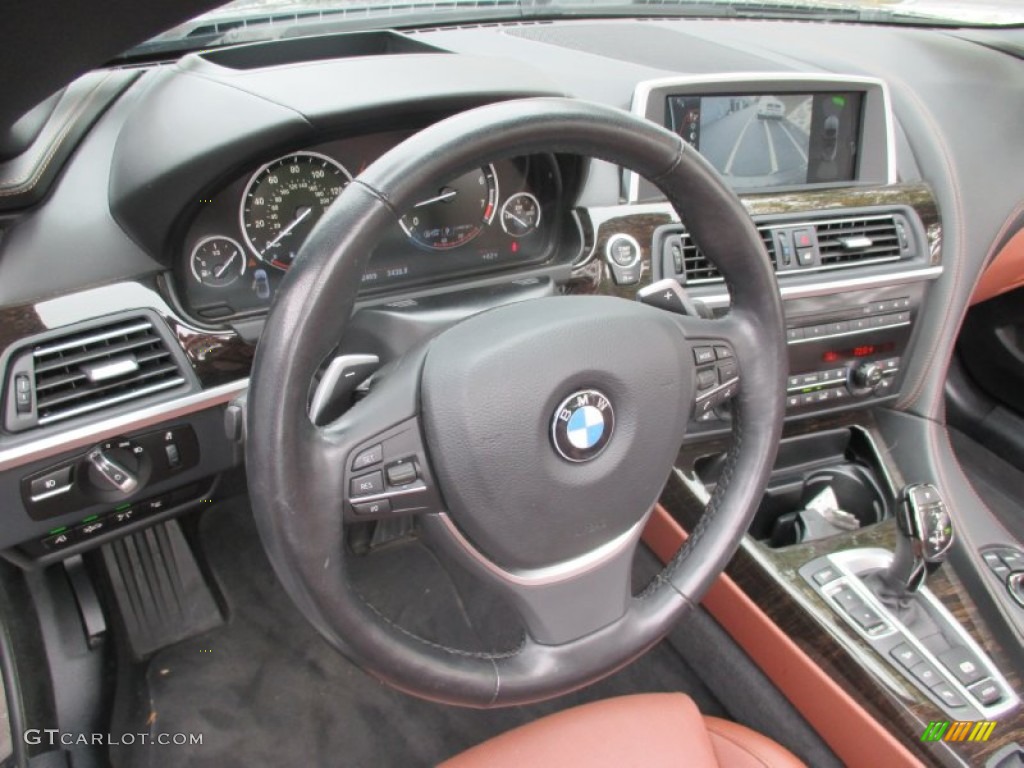 2013 6 Series 650i xDrive Convertible - Mojave Metallic / Cinnamon Brown photo #15