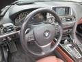 Cinnamon Brown Steering Wheel Photo for 2013 BMW 6 Series #107544460