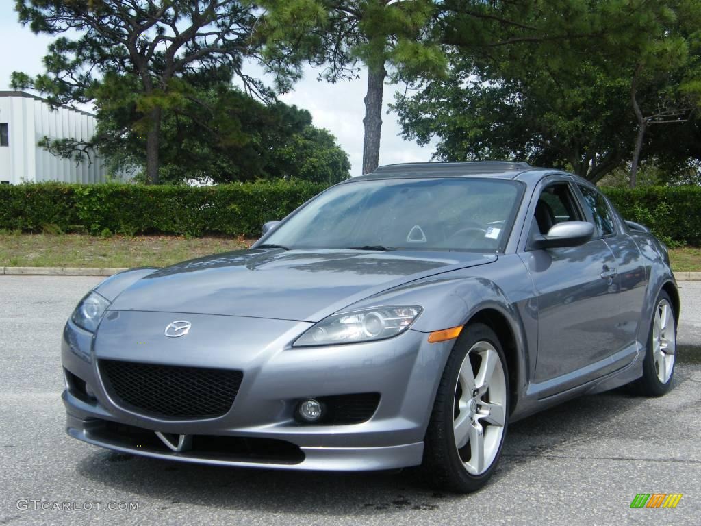 2004 RX-8  - Titanium Gray Metallic / Black photo #1