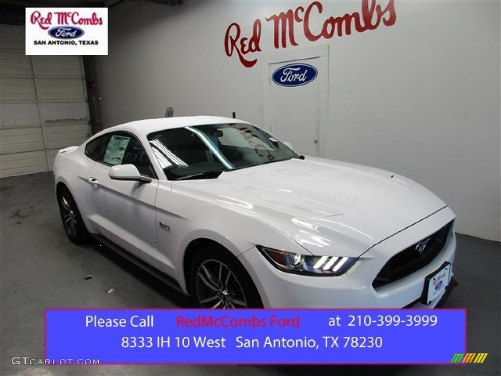 Oxford White Ford Mustang